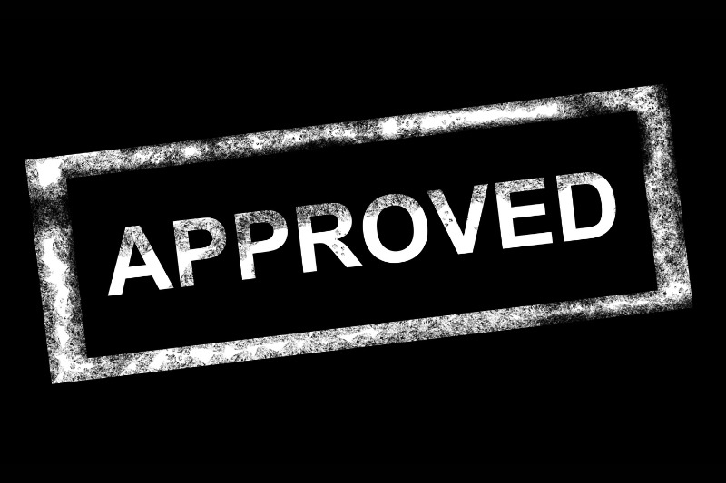 Google AdSense Approval in Less Than 24 Hours Approved logo drawn on blackboard